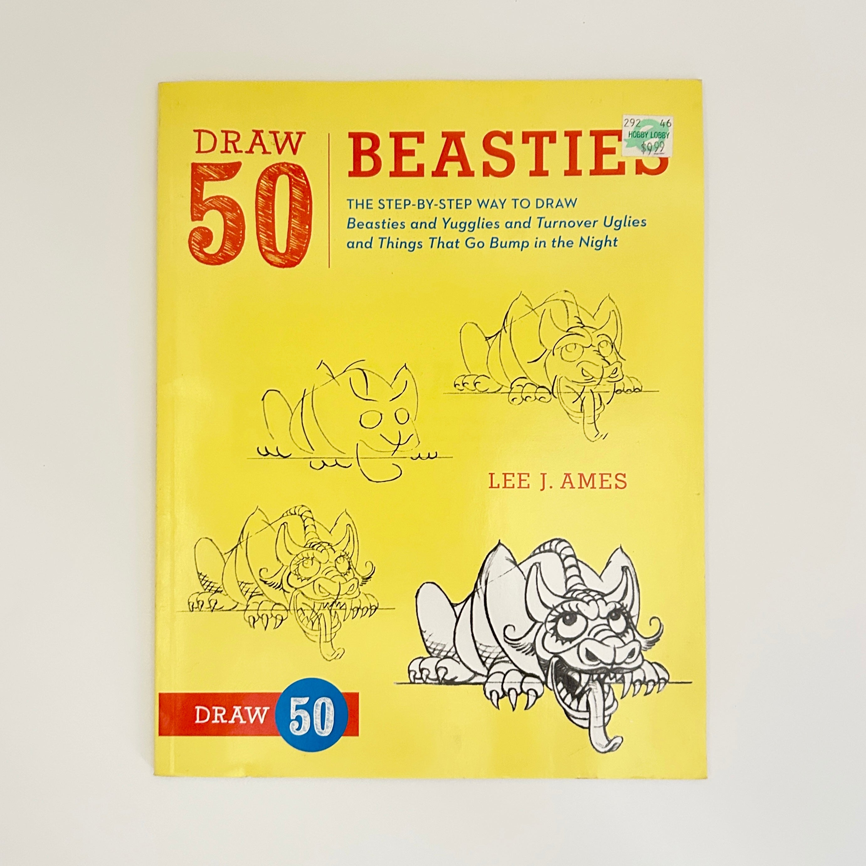 ✏️ Draw 50 Book Bundle – Beasties &amp; Animal ’Toons by Lee J. Ames