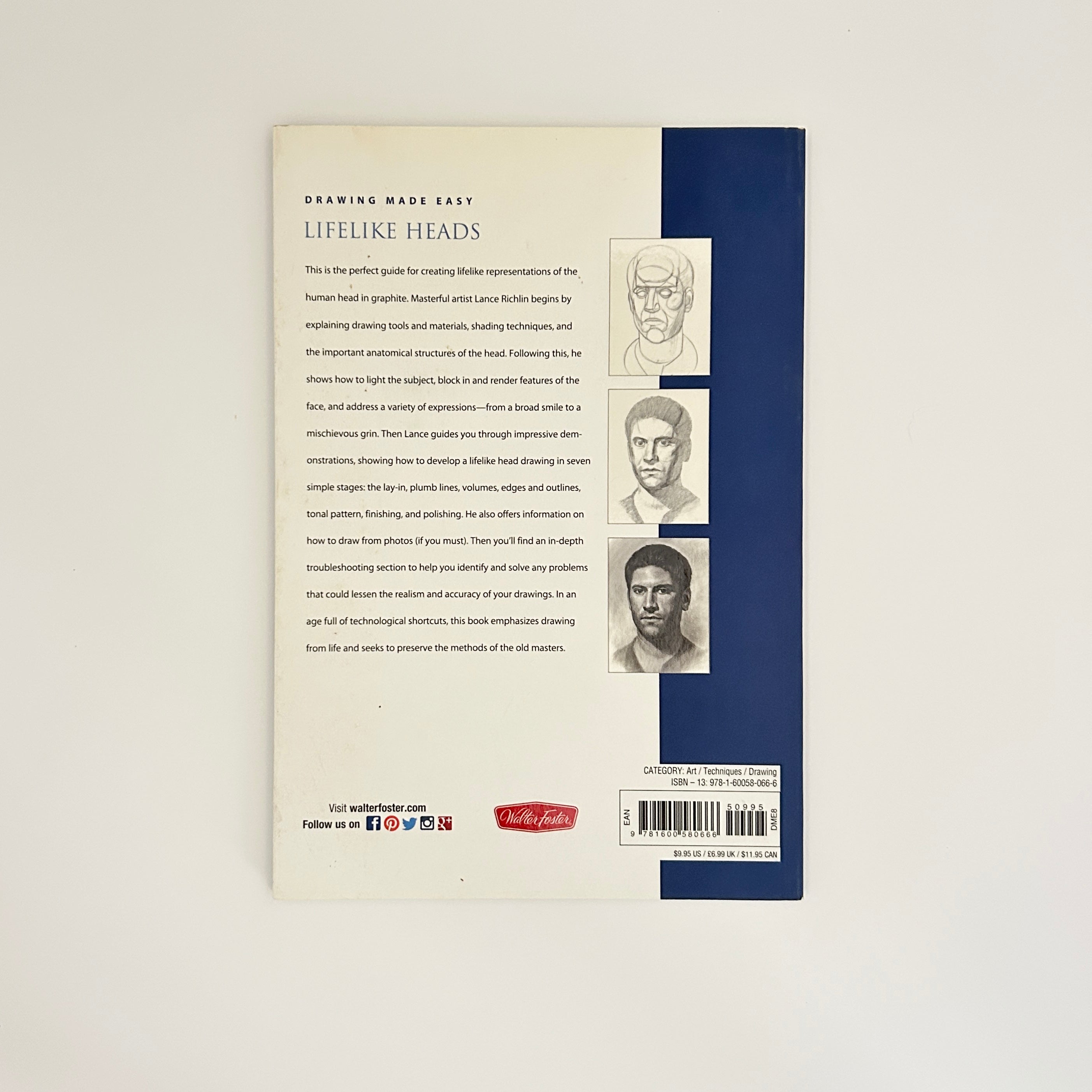 📘 Drawing Made Easy: Lifelike Heads by Lance Richlin